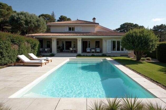 piscine dans le sud